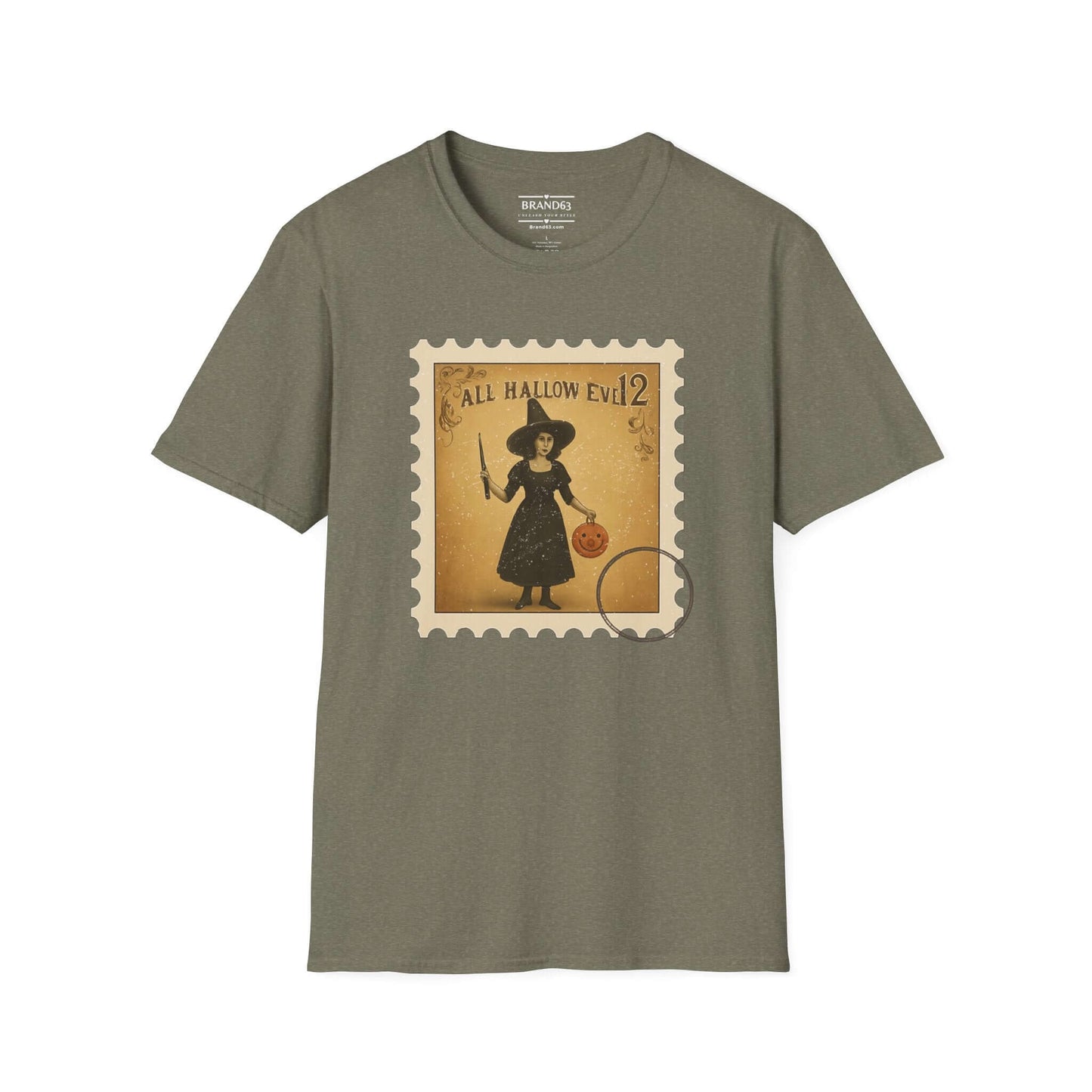 Retro Halloween Postage Stamp Tee, Brand63