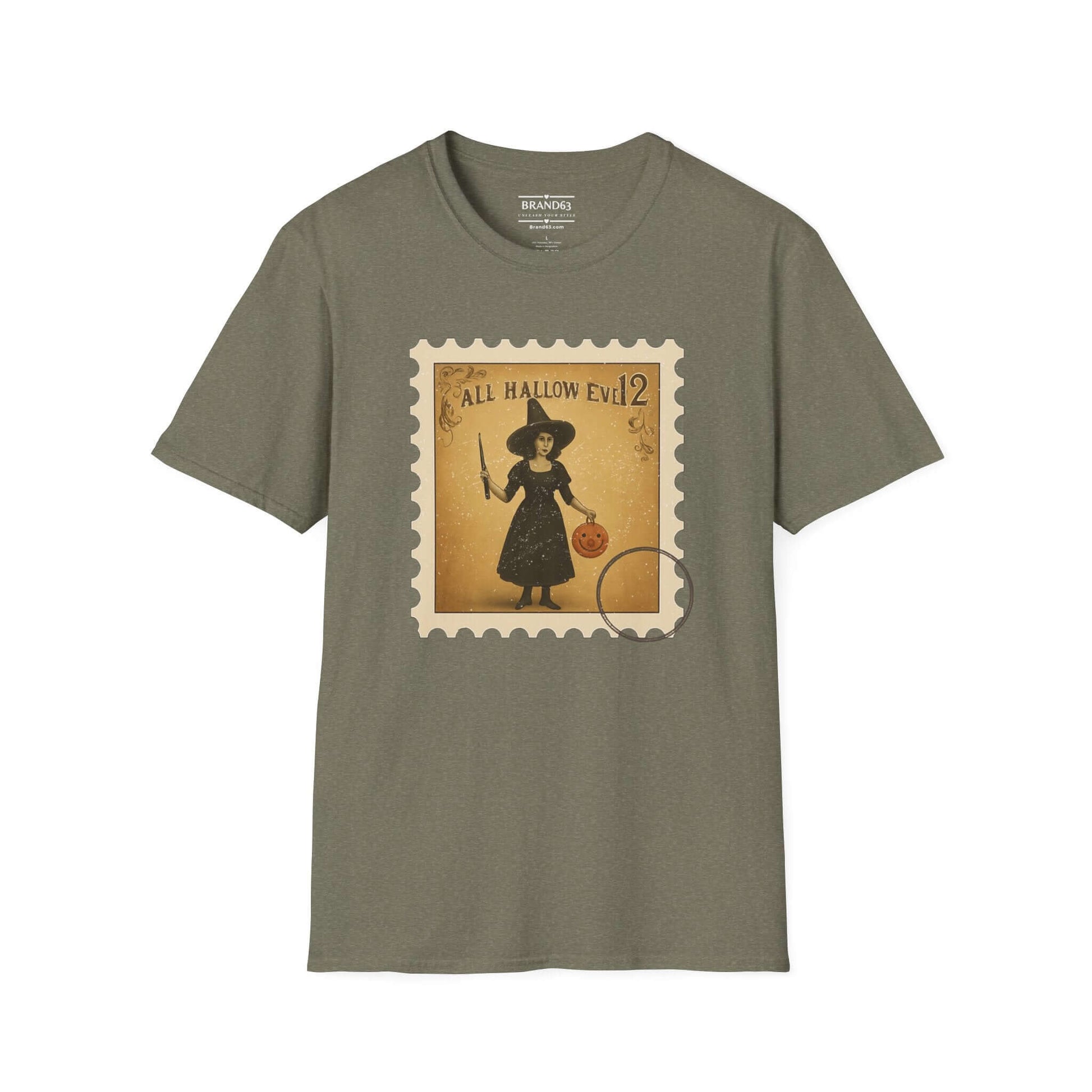 Retro Halloween Postage Stamp Tee, Brand63