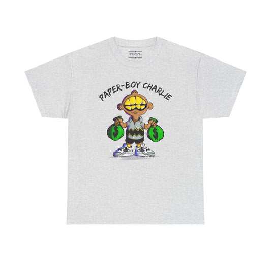 Retro Streetwear Tee - Paper-Boy Charlie, Brand63