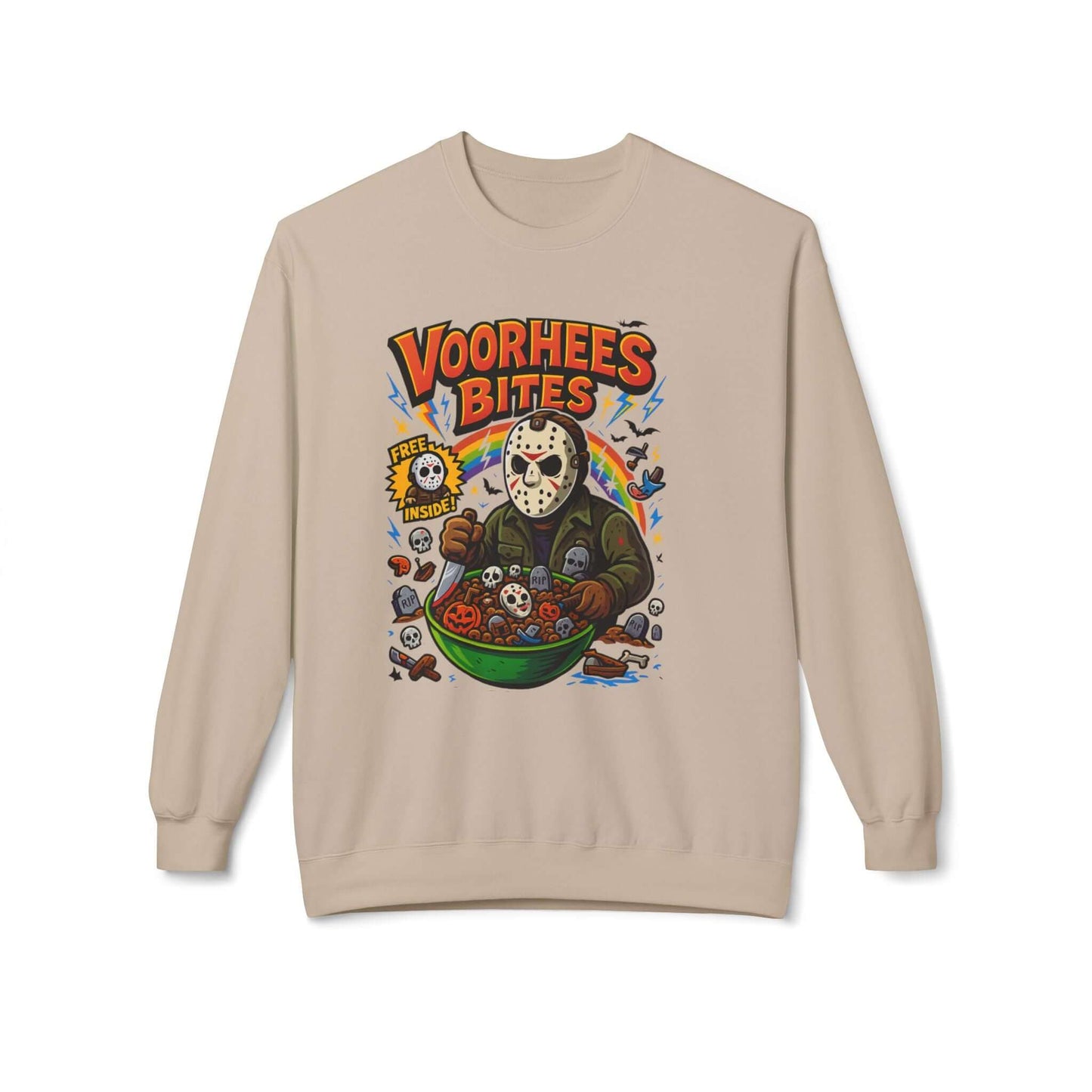 Scary Horror Movie Vintage Style Cereal Sweatshirt, Brand63