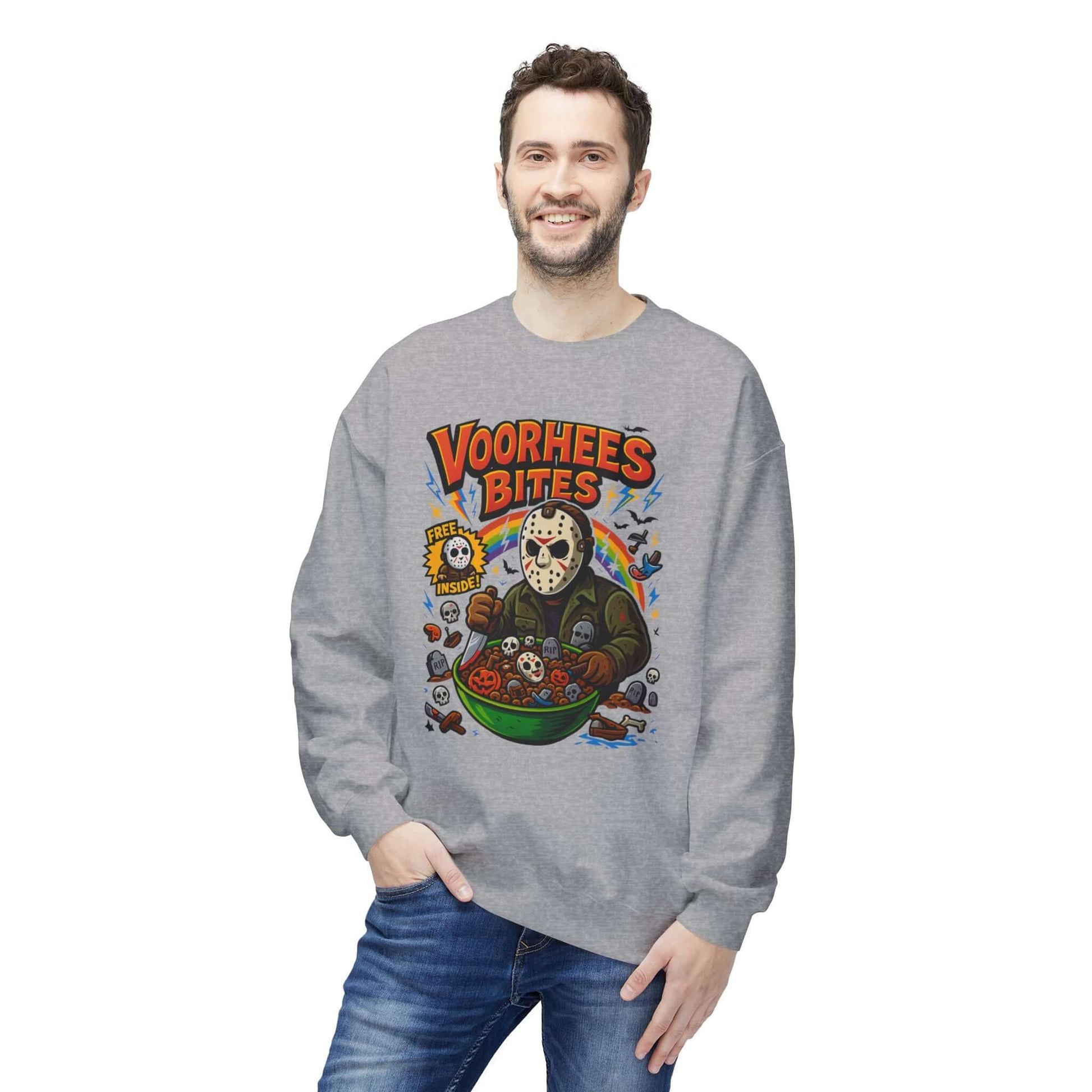 Scary Horror Movie Vintage Style Cereal Sweatshirt, Brand63