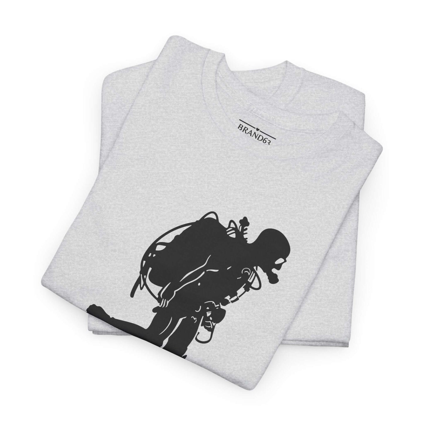 Scuba Diver Adult Subliminal Graphic Tee, Brand63