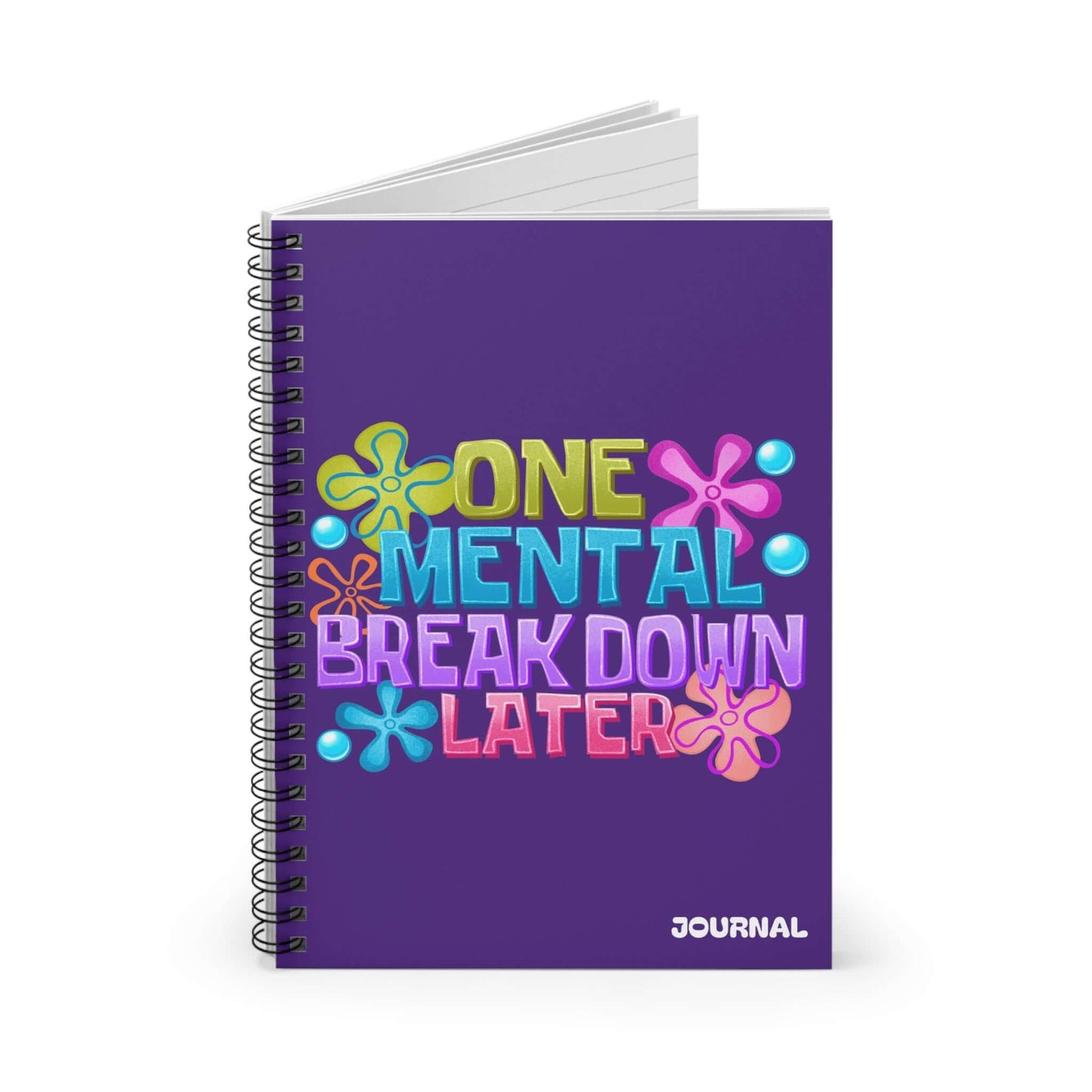 Self-Care Spiral Notebook - Ruled Line Blank Lined Journal, Brand63