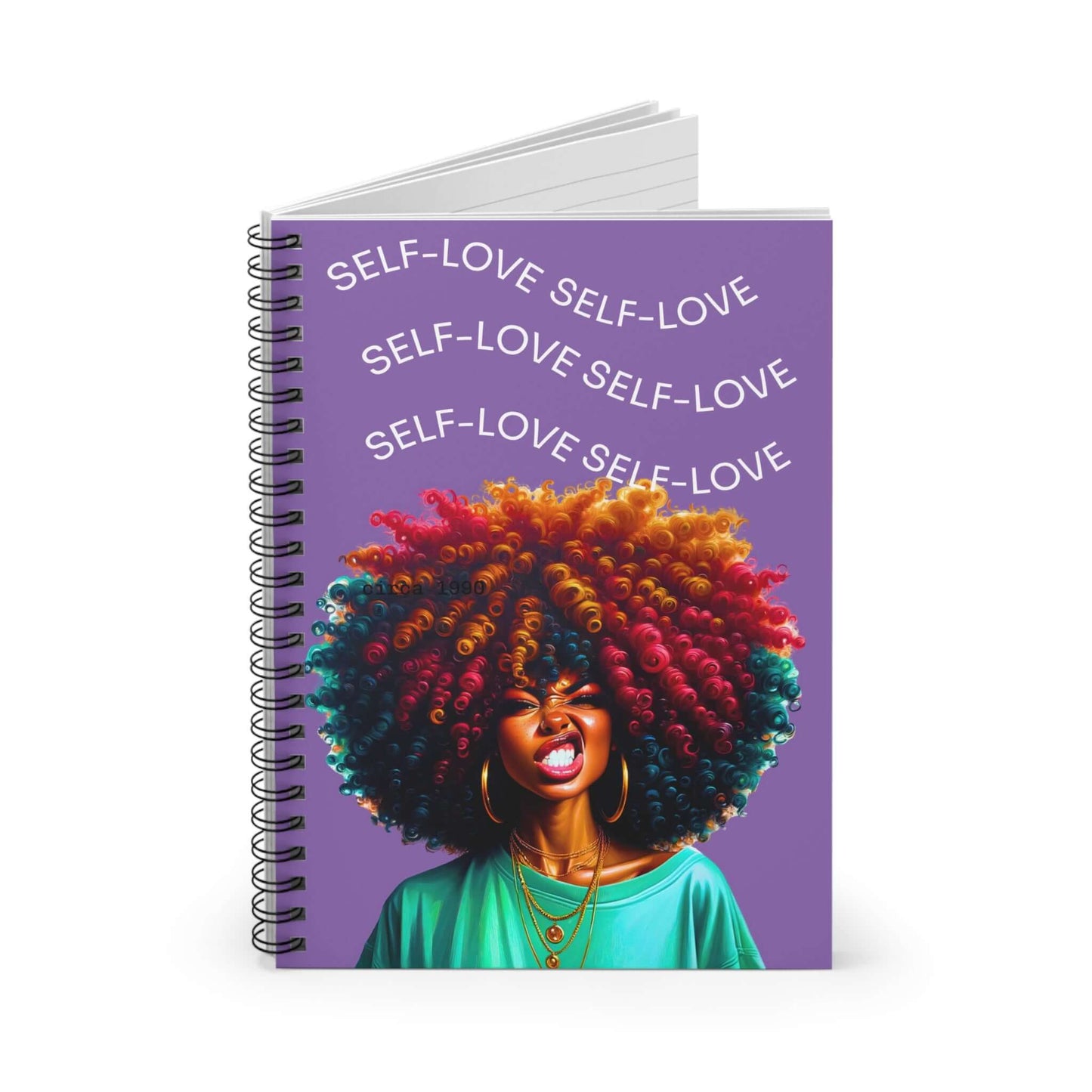 Self-Love Spiral Notebook - Inspirational Blank Ruled Lines, Brand63