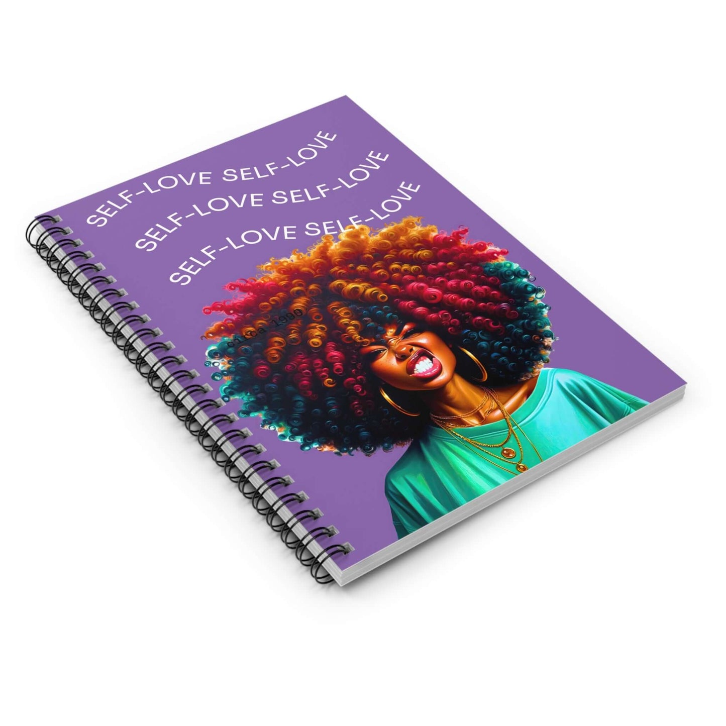 Self-Love Spiral Notebook - Inspirational Blank Ruled Lines, Brand63