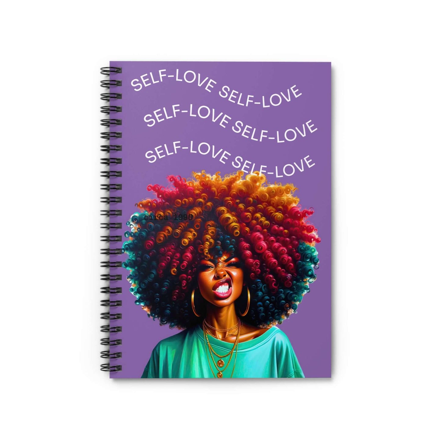 Self-Love Spiral Notebook - Inspirational Blank Ruled Lines, Brand63