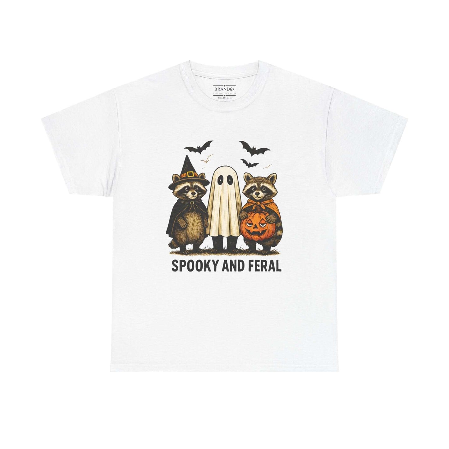 Spooky Halloween Raccoon Tee, Brand63