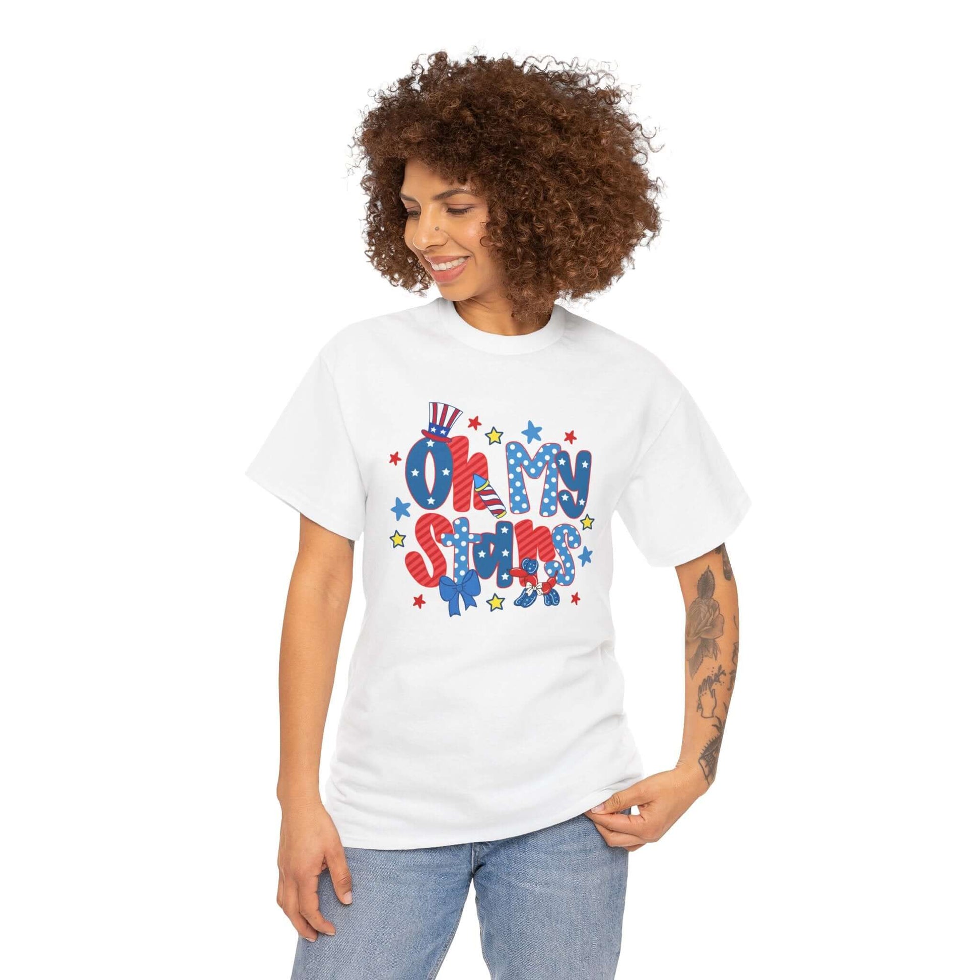 Stars 4th Of July Women's Tee, Brand63