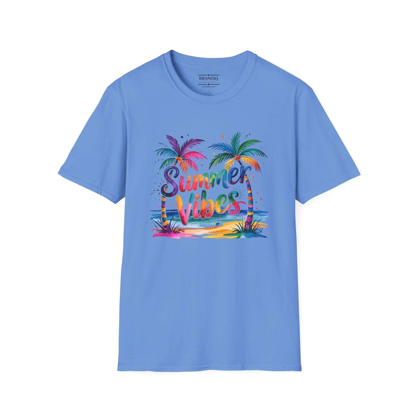 Summer Vibes Palm Trees T-Shirt, Brand63