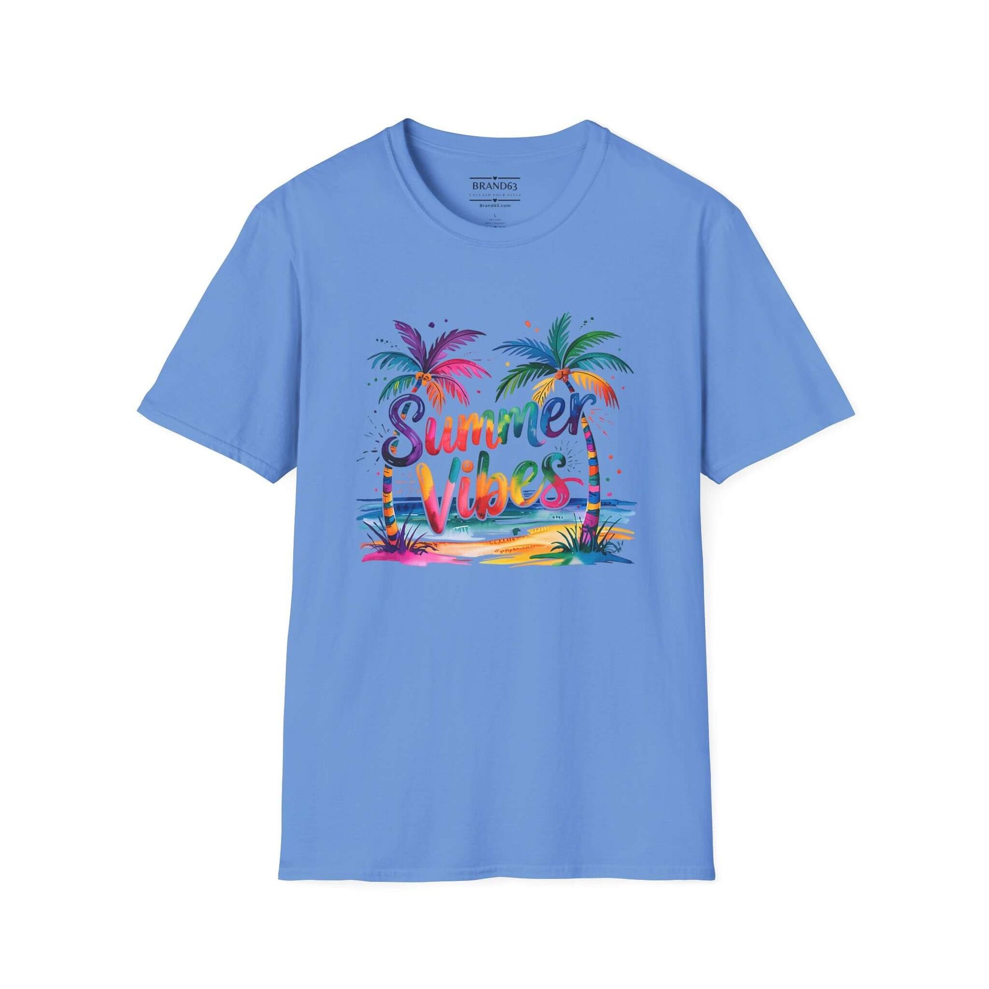 Summer Vibes Palm Trees T-Shirt, Brand63