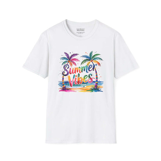 Summer Vibes Palm Trees T-Shirt, Brand63