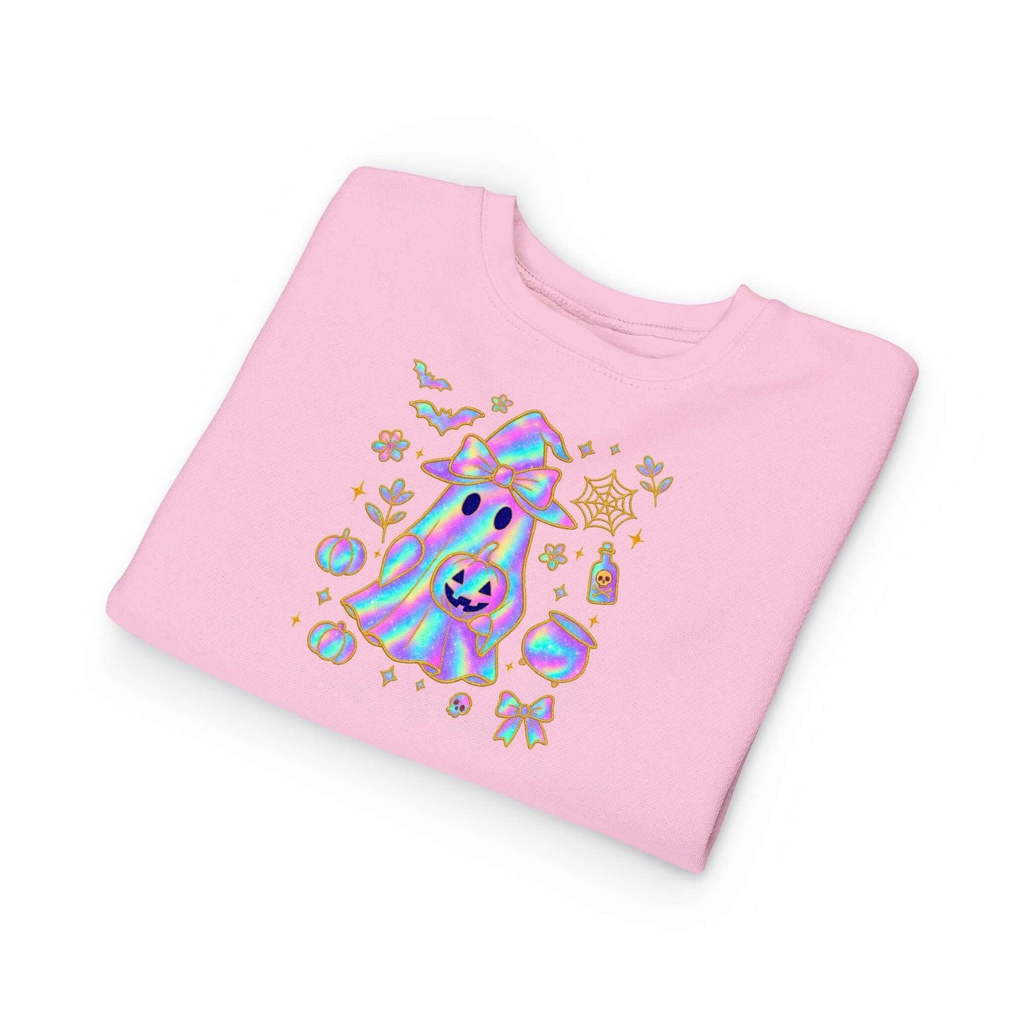 toddler Halloween sweatshirt, Ghost & Pumpkins, Brand63