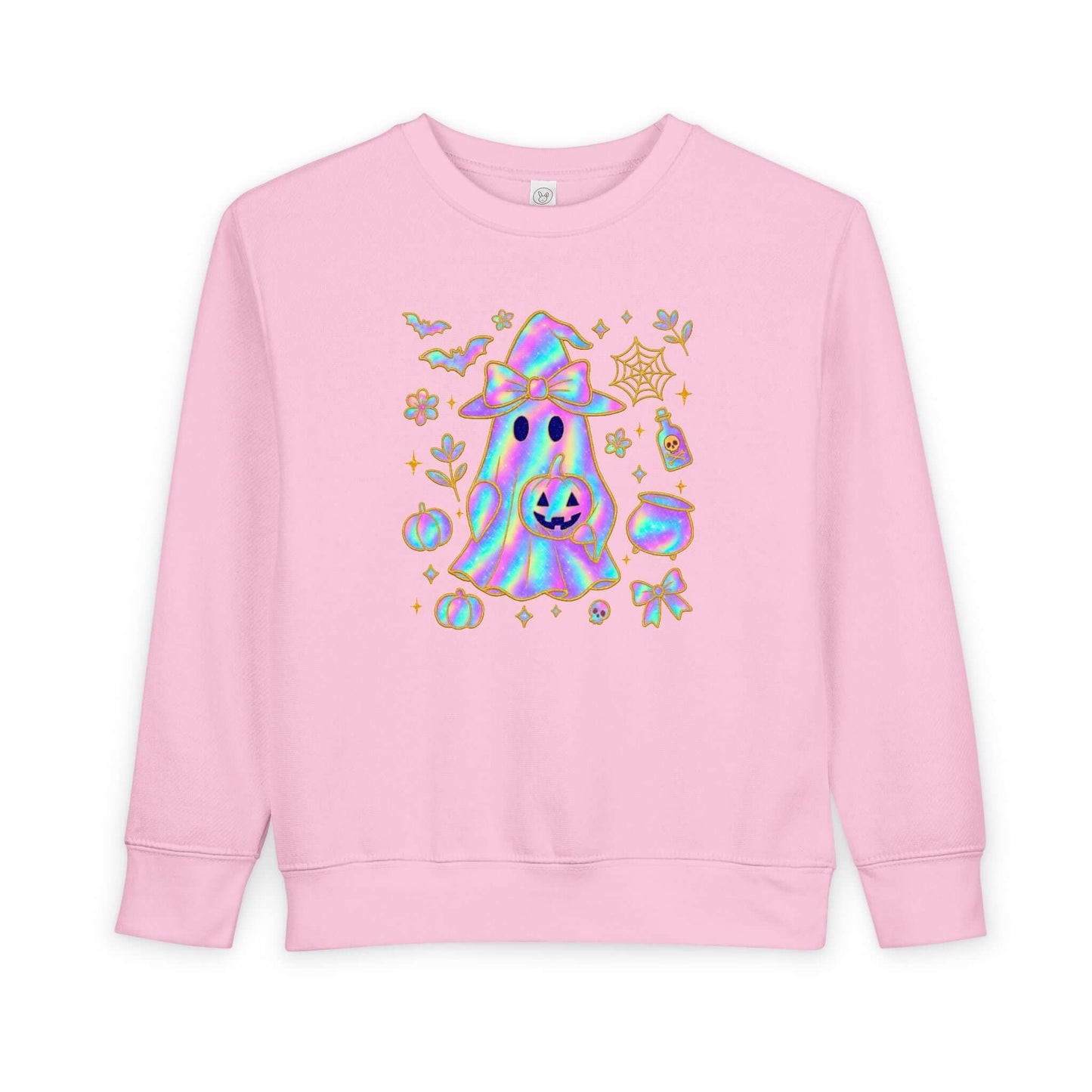 toddler Halloween sweatshirt, Ghost & Pumpkins, Brand63