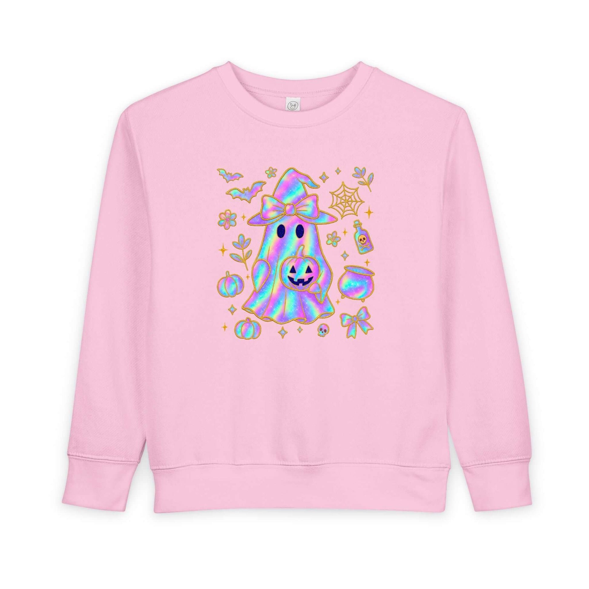 toddler Halloween sweatshirt, Ghost & Pumpkins, Brand63