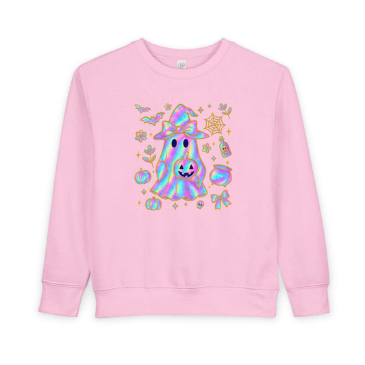 toddler Halloween sweatshirt, Ghost & Pumpkins, Brand63