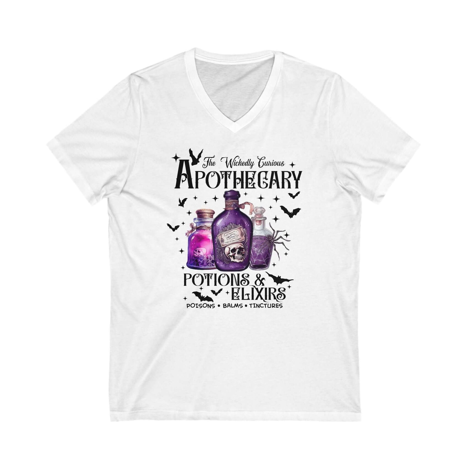 Vintage Apothecary Potion V-Neck Witchy Tee, Brand63