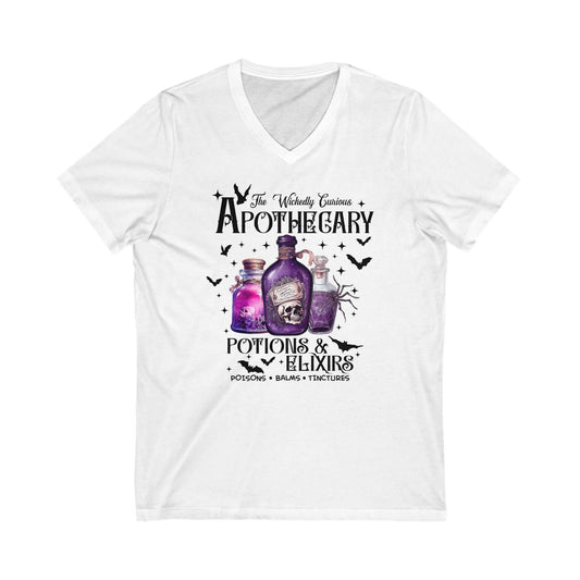 Vintage Apothecary Potion V-Neck Witchy Tee, Brand63