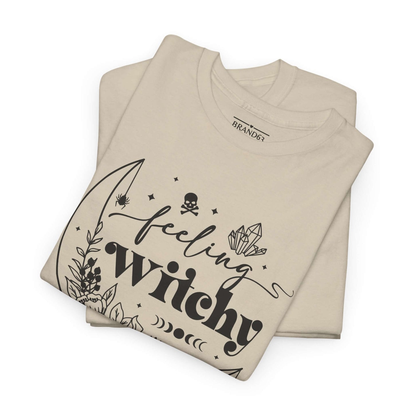 Witchy Graphic Design Halloween T-shirt, Brand63