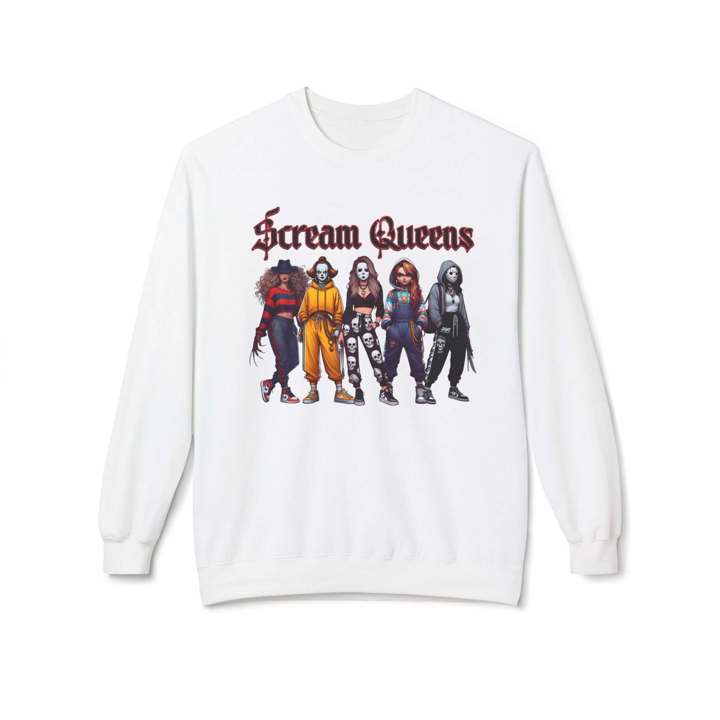Women's Halloween Horror Movie Scream Queens Sweatshirt, Brand63