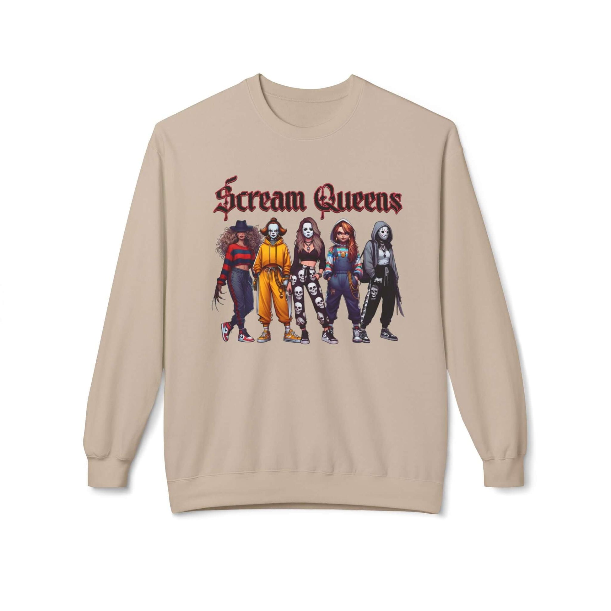 Women's Halloween Horror Movie Scream Queens Sweatshirt, Brand63