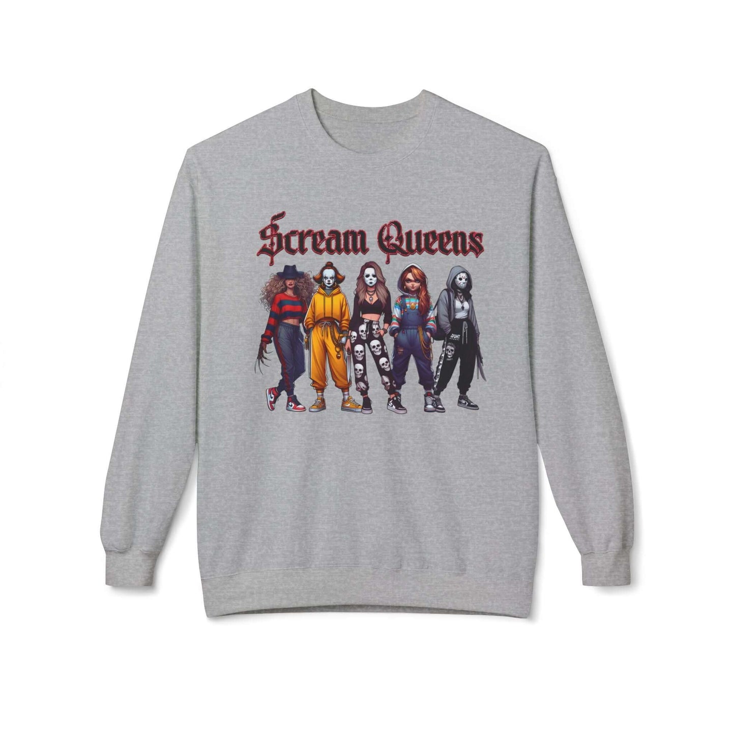 Women's Halloween Horror Movie Scream Queens Sweatshirt, Brand63