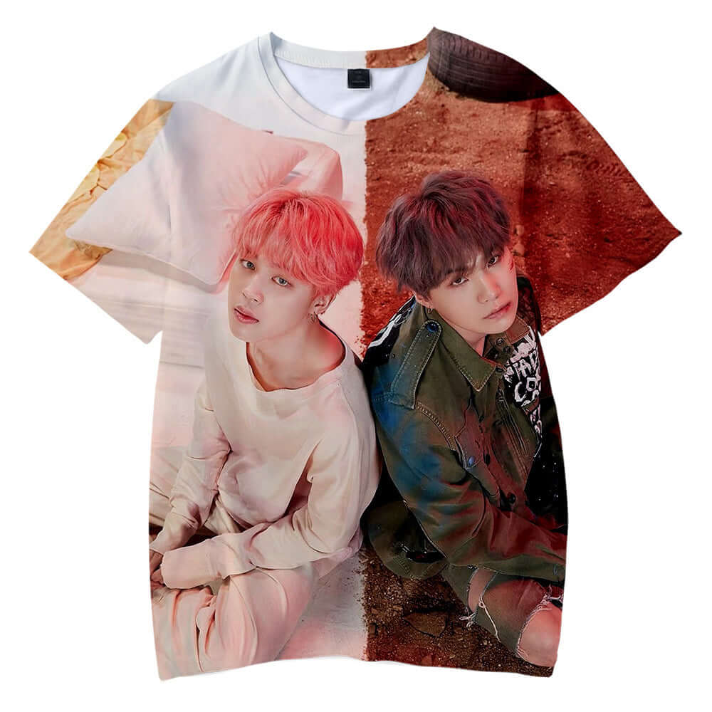 BTS Realistic 3D Photo T-Shirt, Brand63