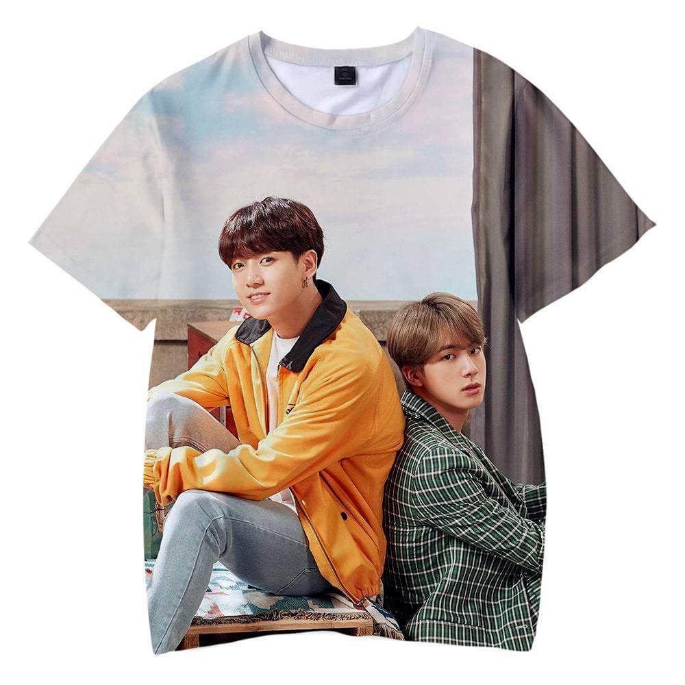 BTS Realistic 3D Photo T-Shirt, Brand63