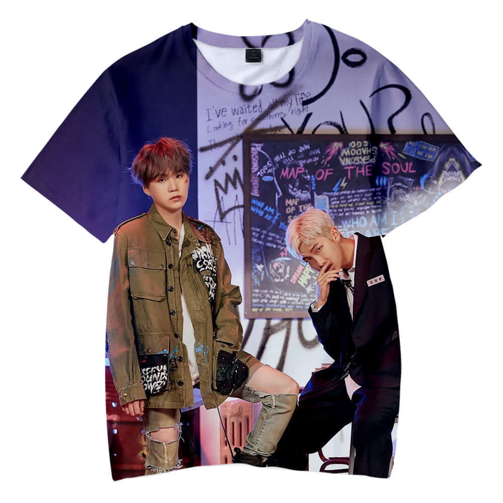BTS Realistic 3D Photo T-Shirt, Brand63