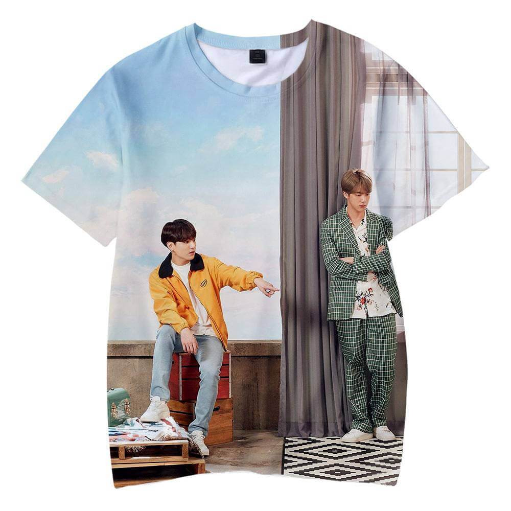 BTS Realistic 3D Photo T-Shirt, Brand63