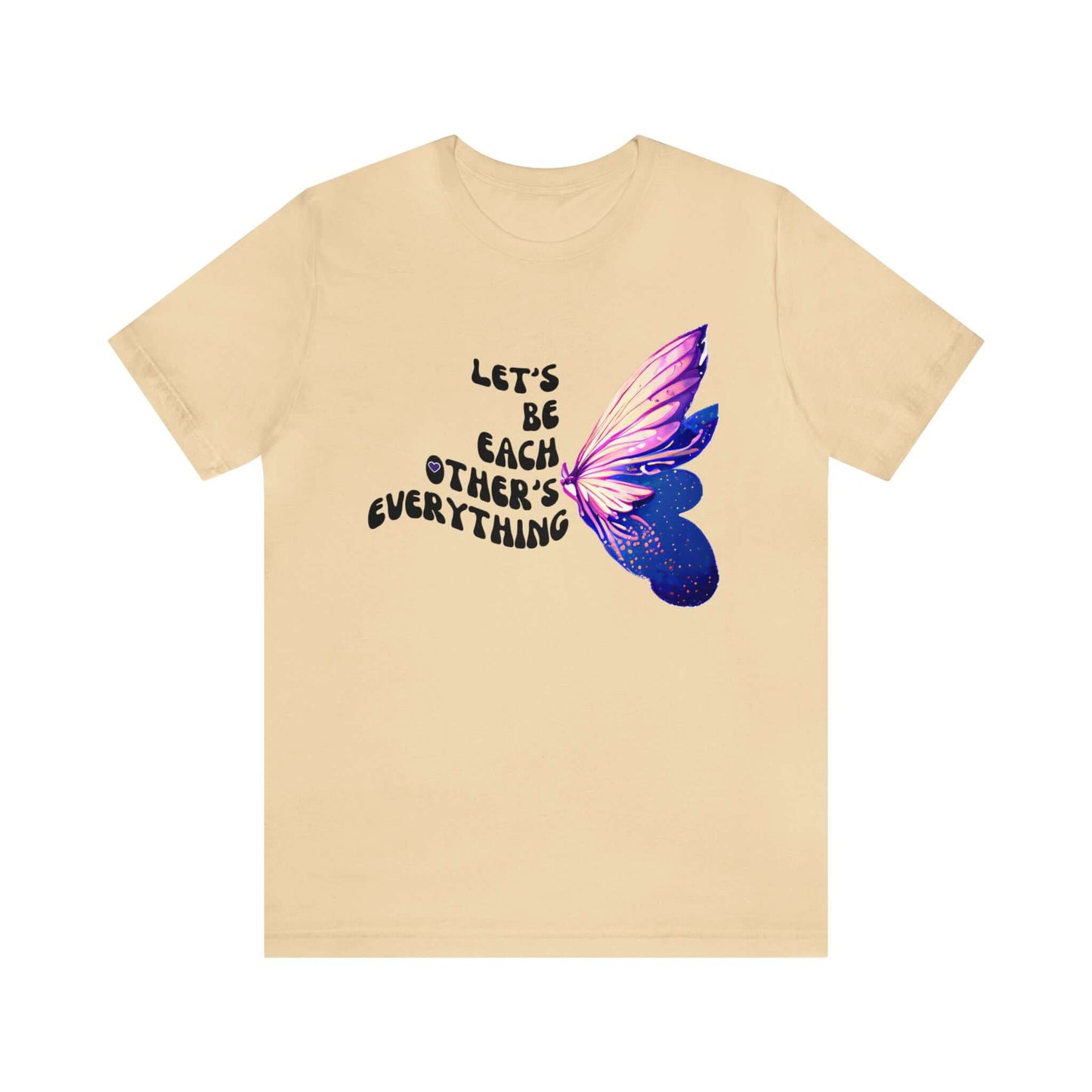 Beautiful Together Butterfly! - Jersey T-Shirt | Front and Back Printed Tee, Brand63