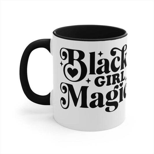 Black Girl Magic Mug, coffee, coffee lover, drinking cup, Gift, Birthday Gift, African American Girl, Brand63