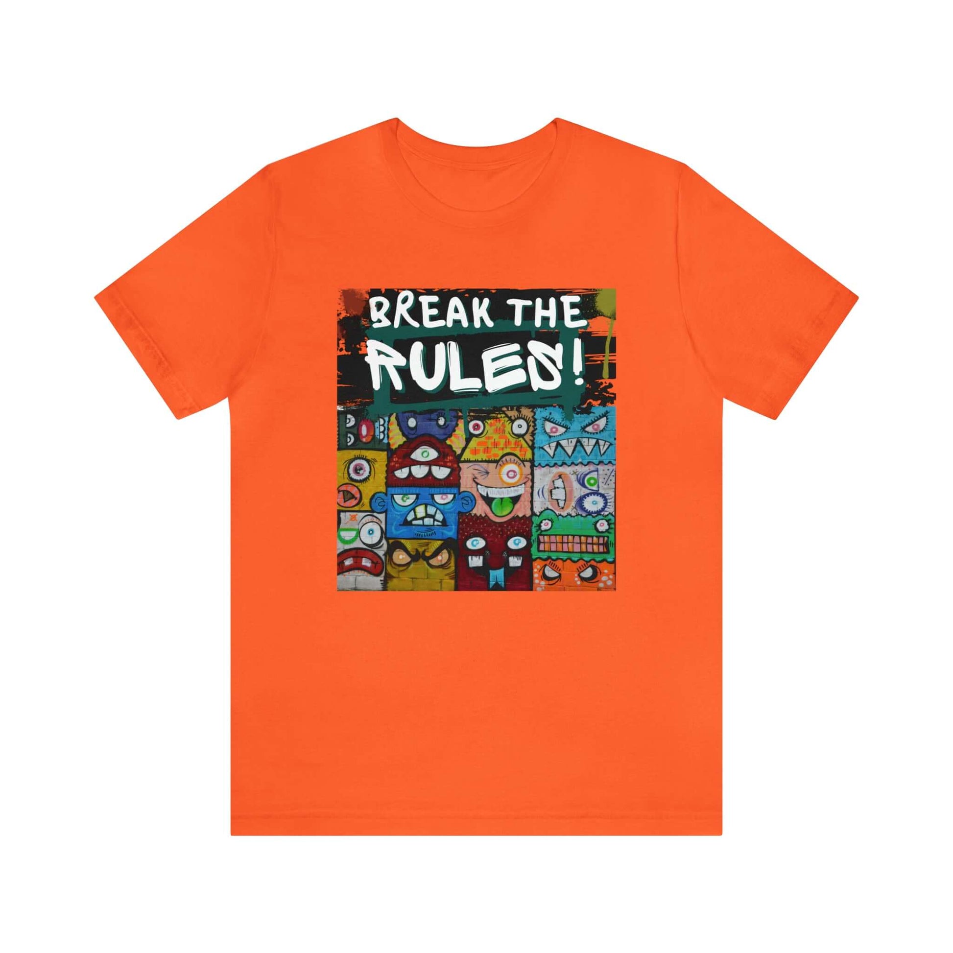 Break The Rules! - Jersey T-Shirt, Brand63