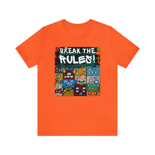 Break The Rules! - Jersey T-Shirt, Brand63