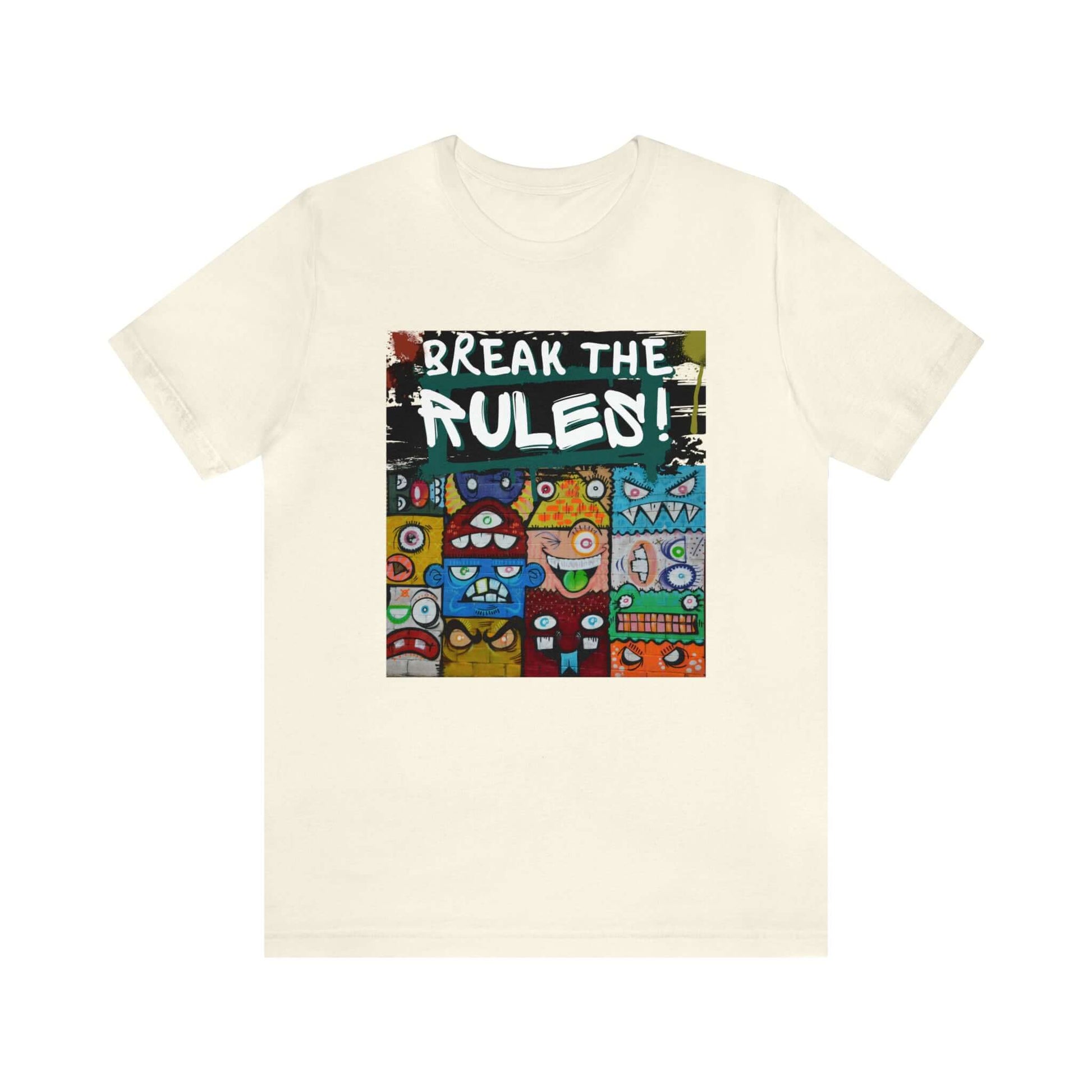 Break The Rules! - Jersey T-Shirt, Brand63