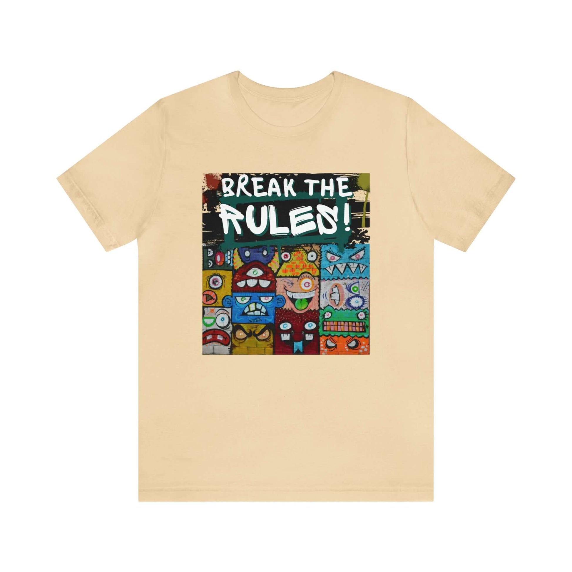Break The Rules! - Jersey T-Shirt, Brand63