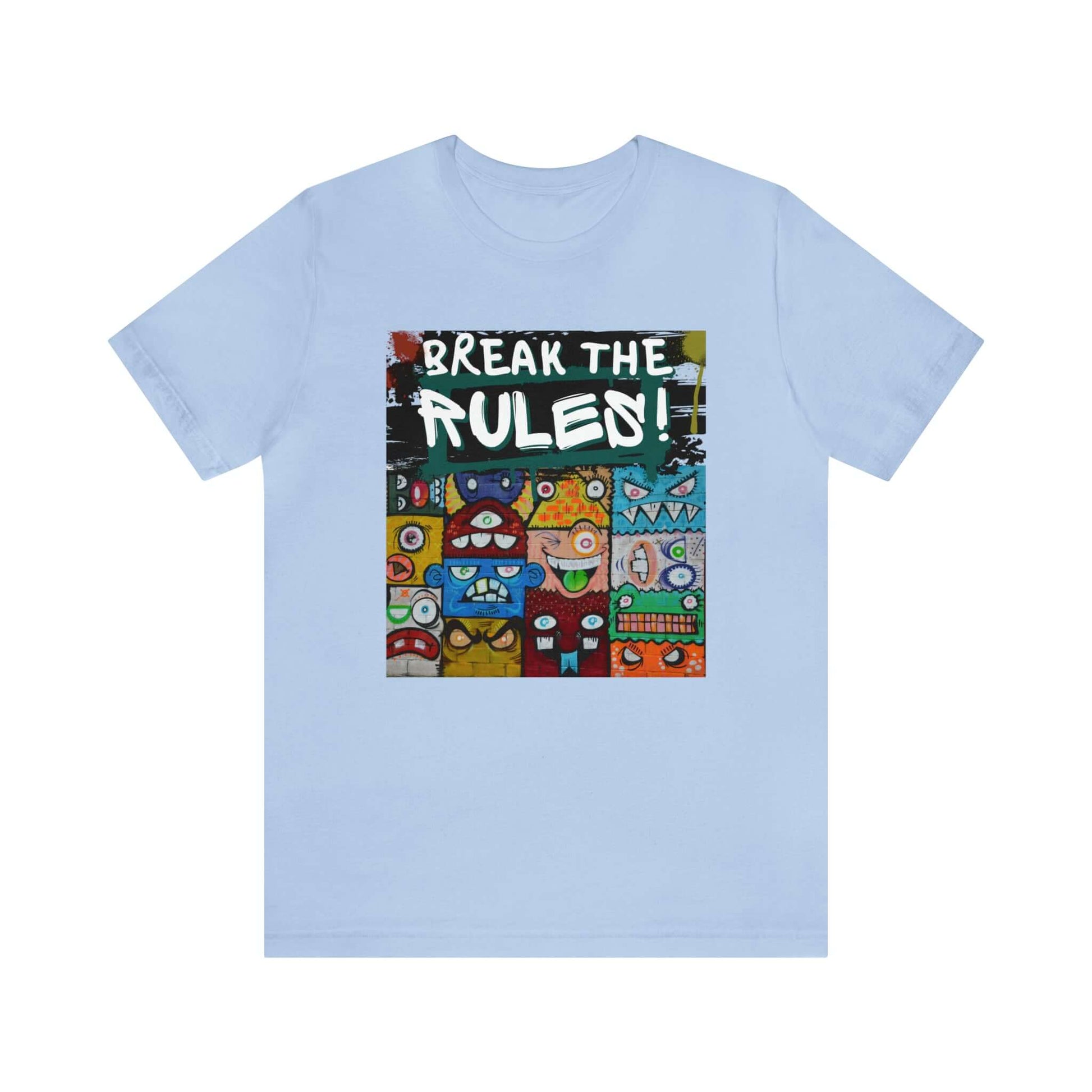 Break The Rules! - Jersey T-Shirt, Brand63