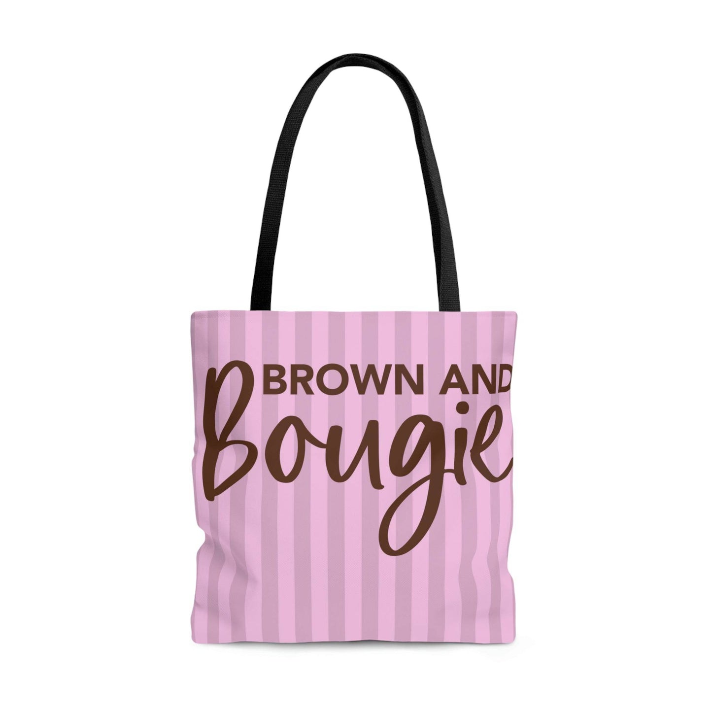 Brown & Bougie Black Pride Tote Bag |Striped, Brand63