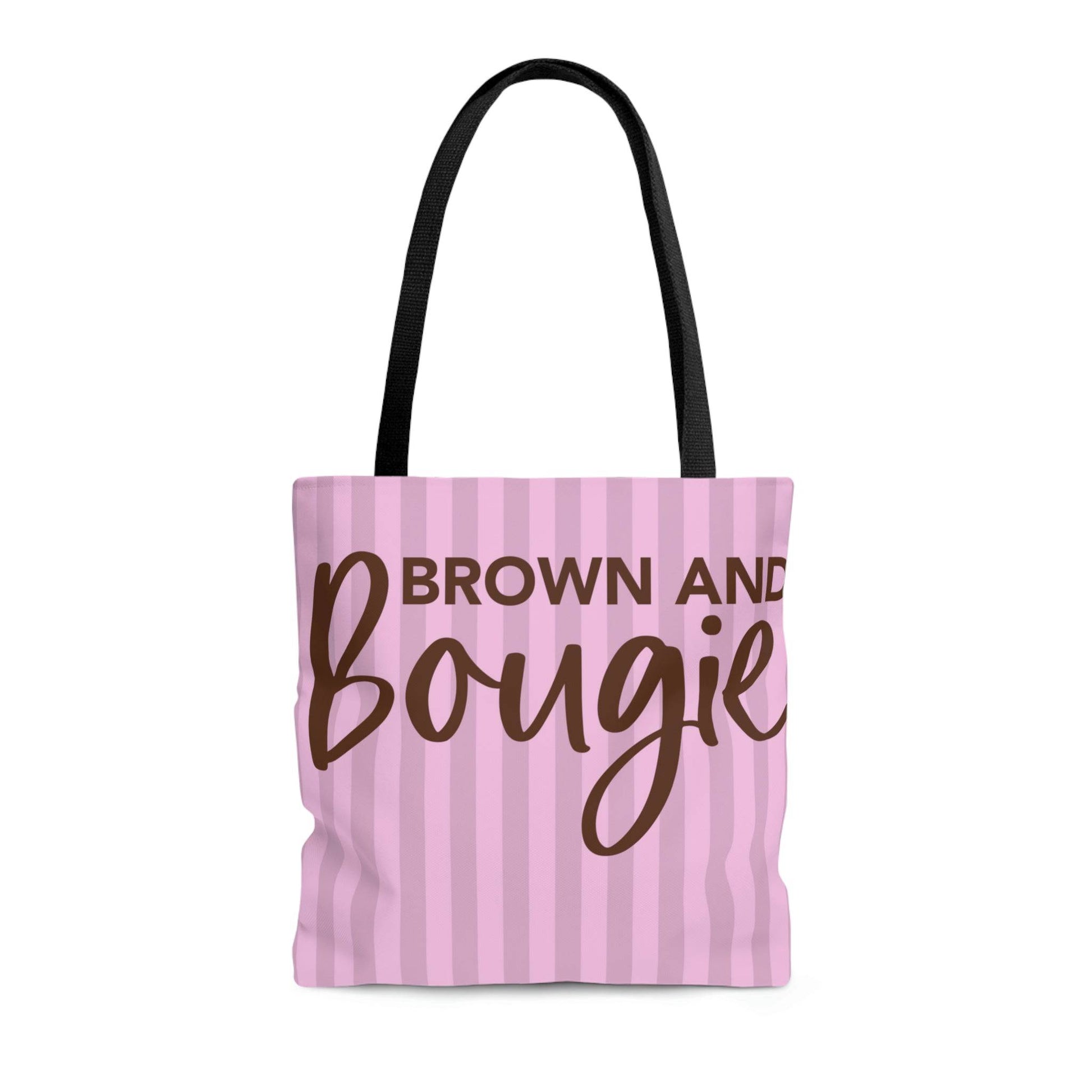 Brown & Bougie Black Pride Tote Bag |Striped, Brand63