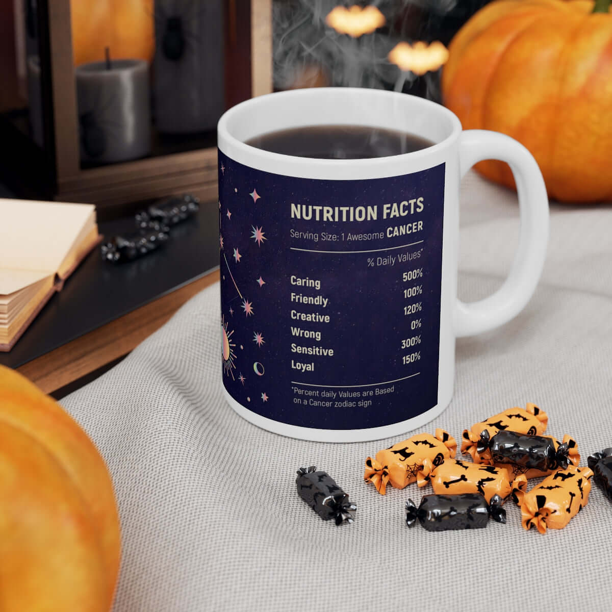 Cancer Zodiac Mug, Zodiac Coffee Mug, Brand63