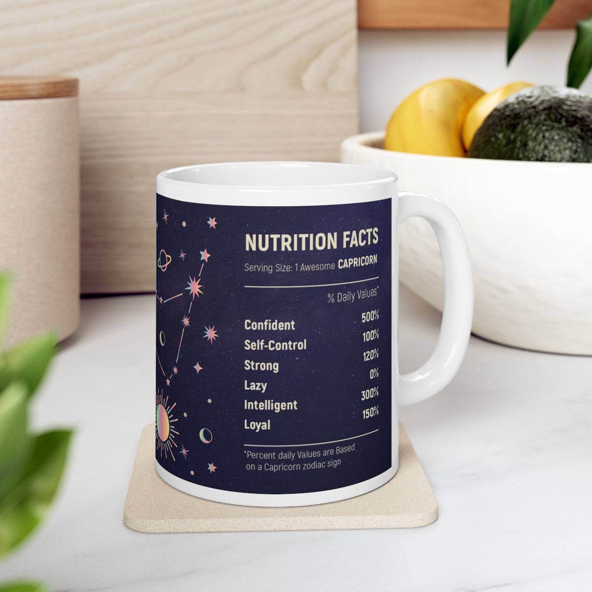 Capricorn Zodiac Mug, Brand63