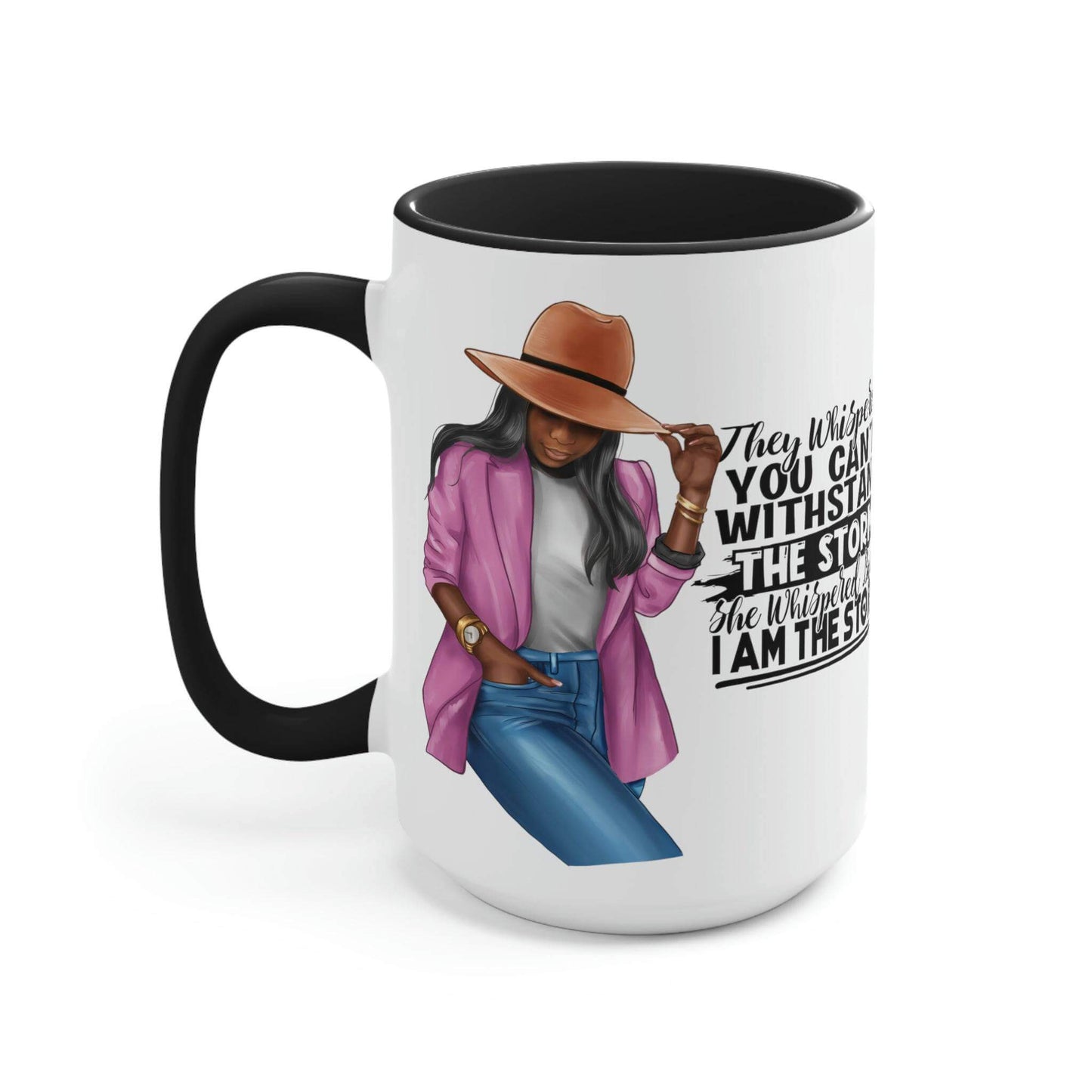 Celebrate Black History Month Mug , Black Pride and Daily Affirmations 15oz Ceramic Coffee Mug | Coffee Lovers | Tea Lover | Coffee Bar Decor, Brand63