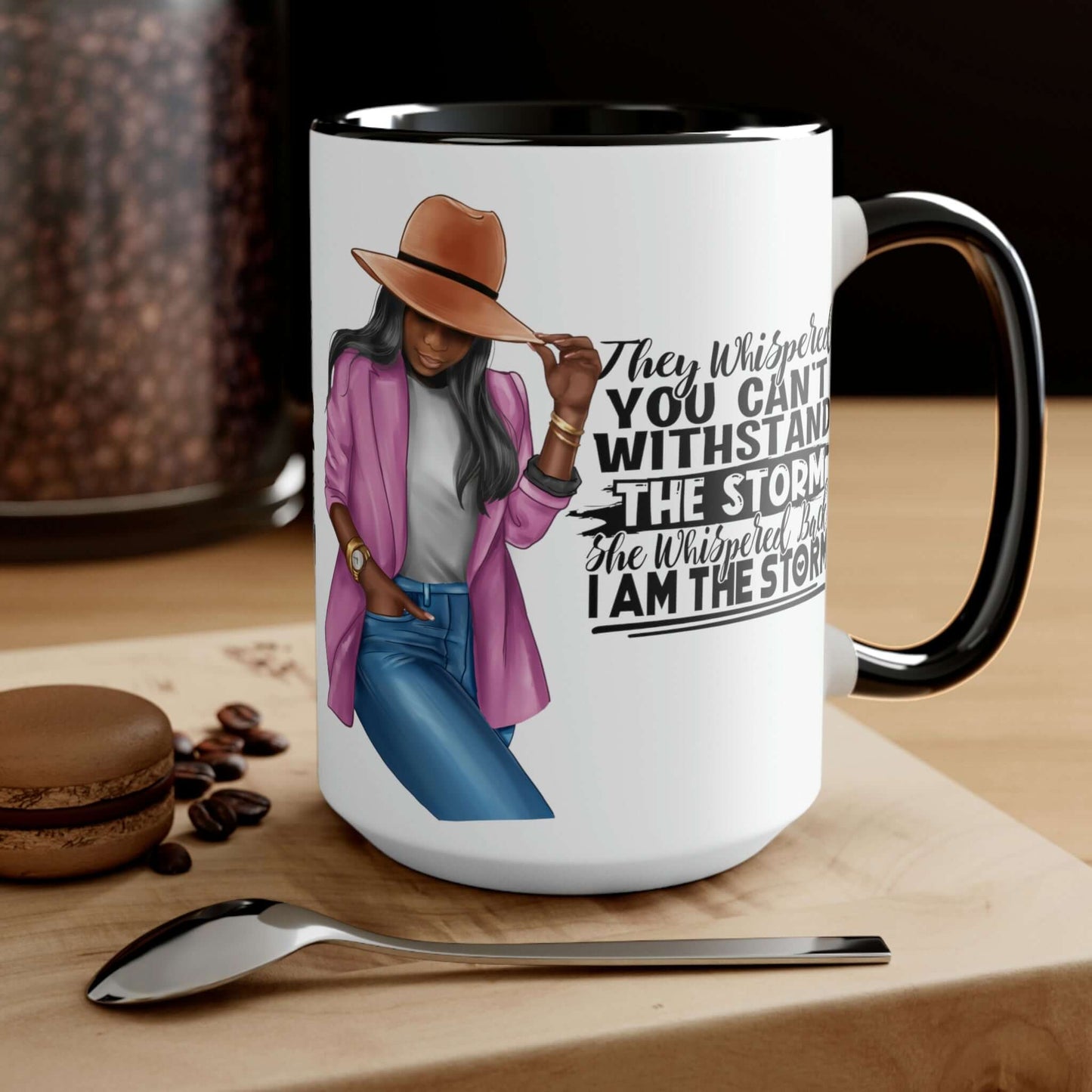 Celebrate Black History Month Mug , Black Pride and Daily Affirmations 15oz Ceramic Coffee Mug | Coffee Lovers | Tea Lover | Coffee Bar Decor, Brand63