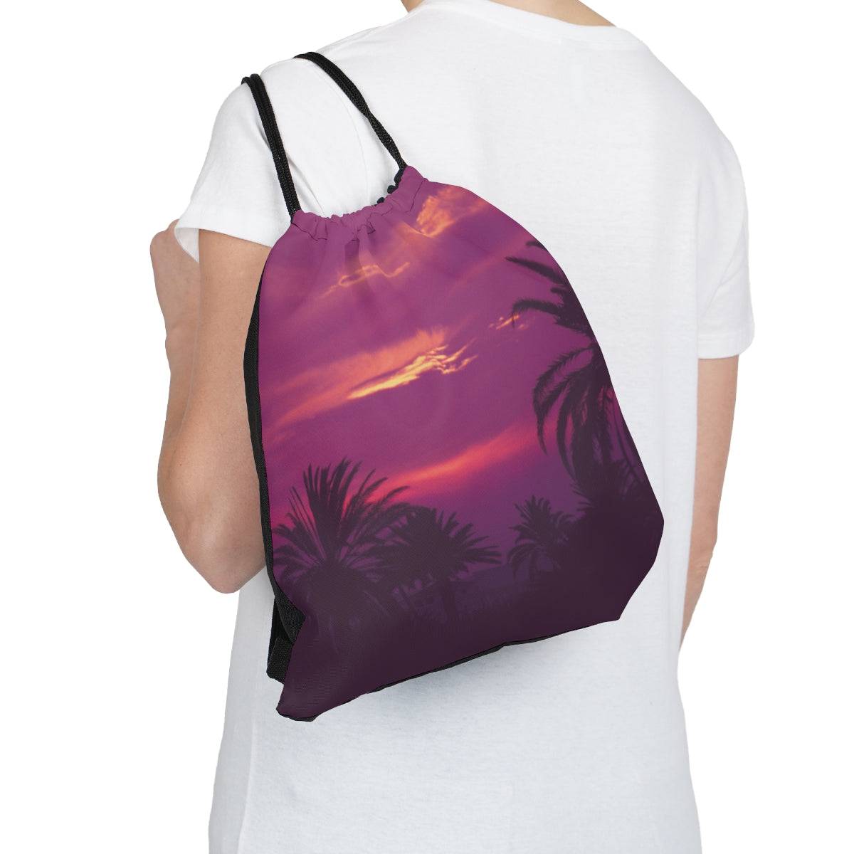 Cool Pic Drawstring Bag, Spacious Bag, Practical Backpack, Soft Sturdy Drawstring Backpack, Fun Gift for Birthday Holidays or Back To School, Brand63