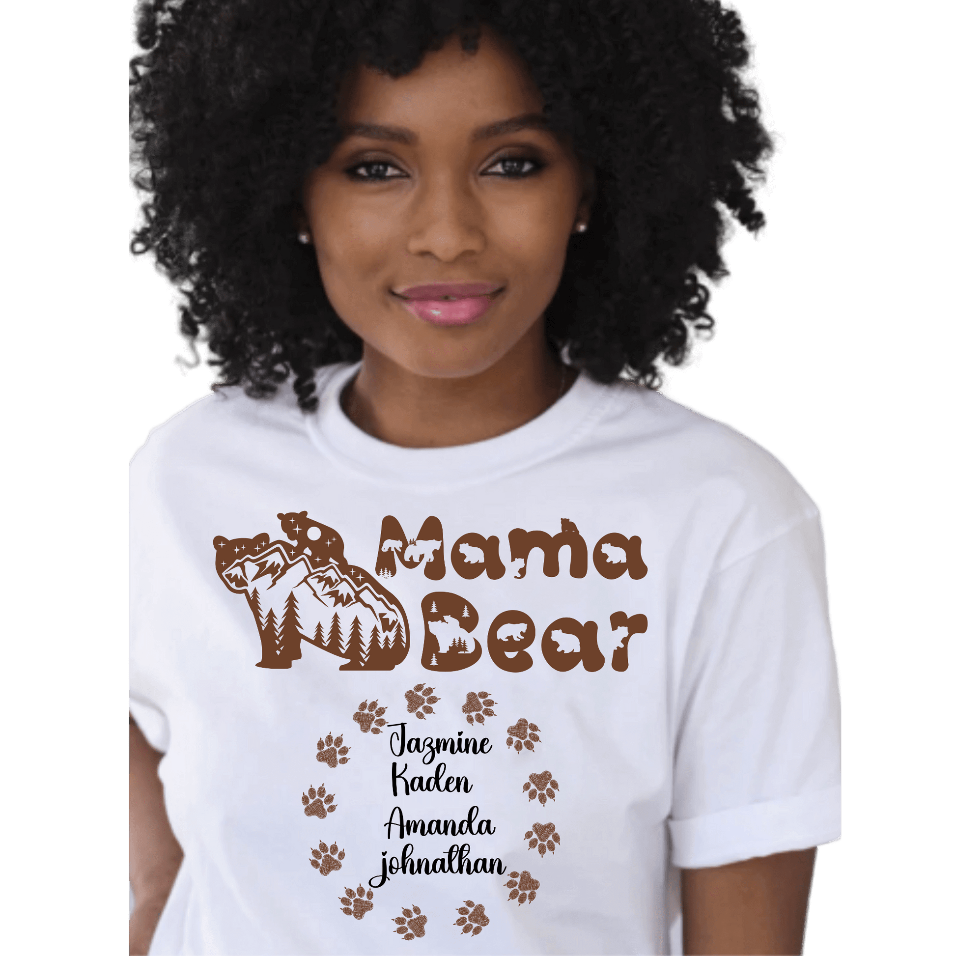 Custom Mom T-shirt, Personalized Mother's Day T-shirt, Brand63