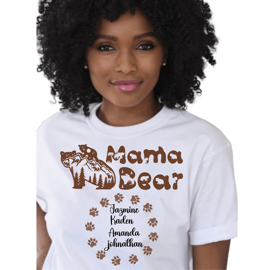 Custom Mom T-shirt, Personalized Mother's Day T-shirt, Brand63