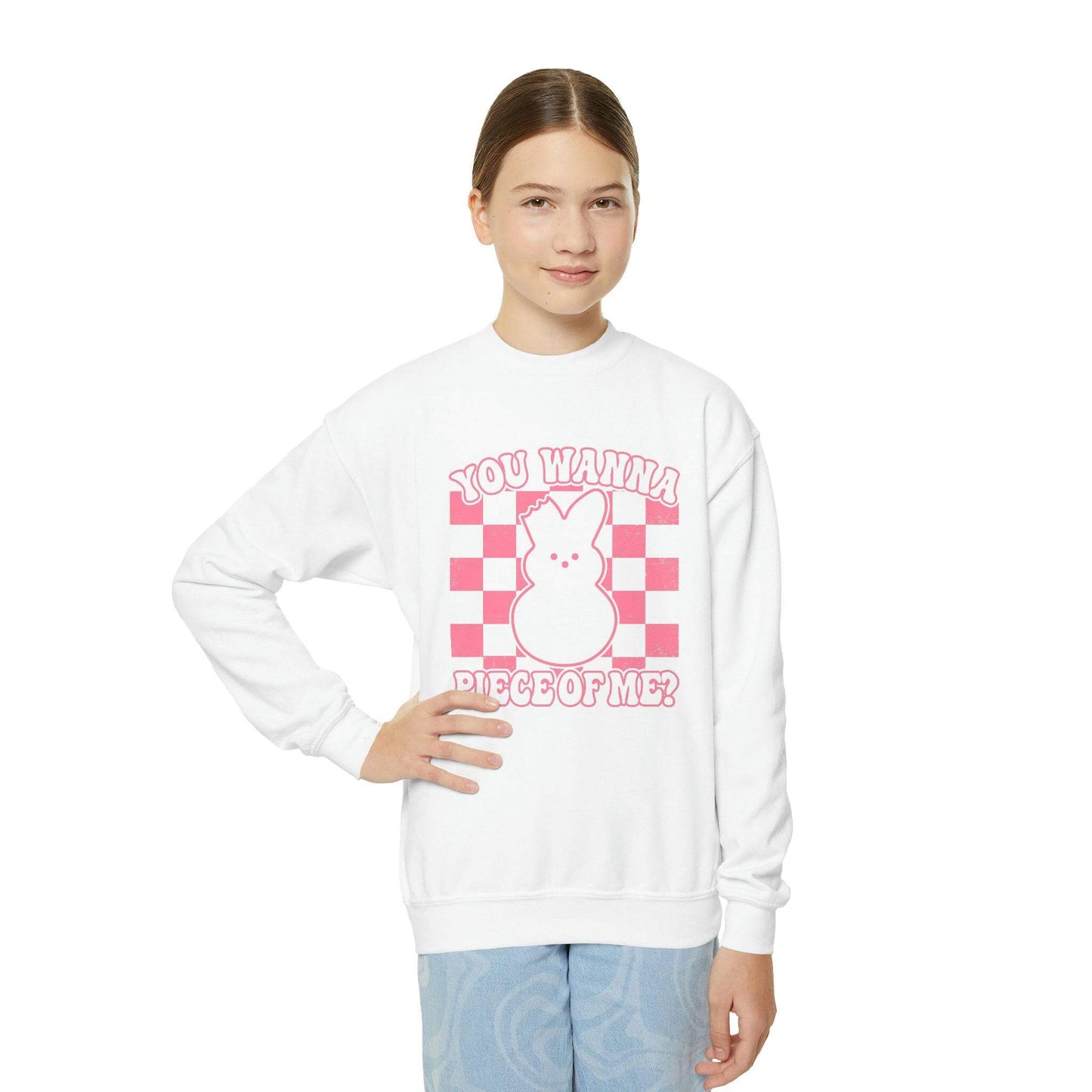 Easter Peeps, Kids Sweatshirt (PINK PEEPS), Brand63