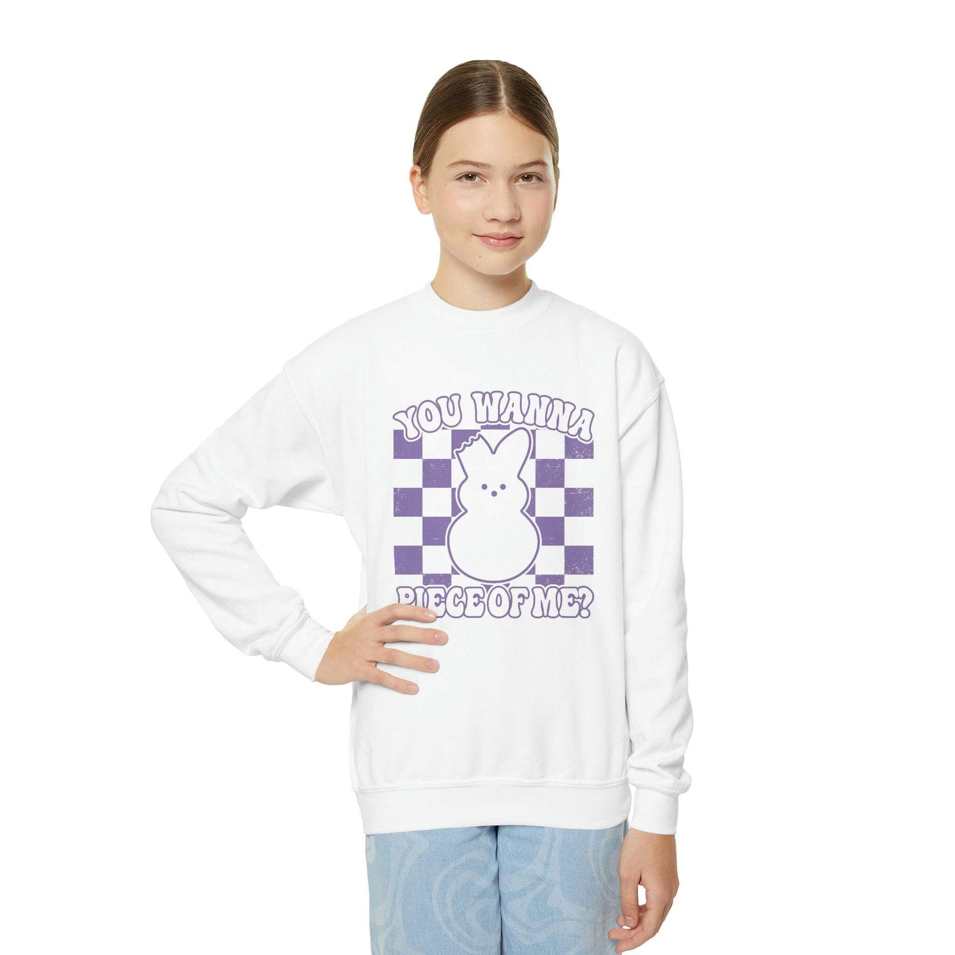Easter Peeps, Kids Sweatshirt (PURPLE PEEPS), Brand63