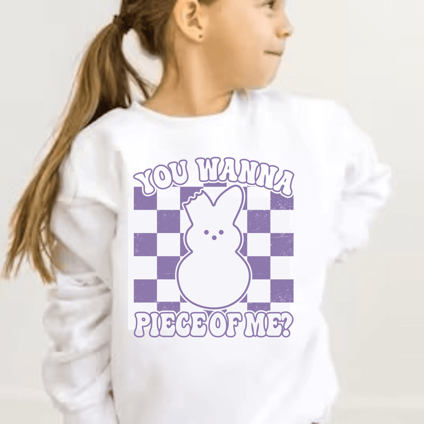 Easter Peeps, Kids Sweatshirt (PURPLE PEEPS), Brand63