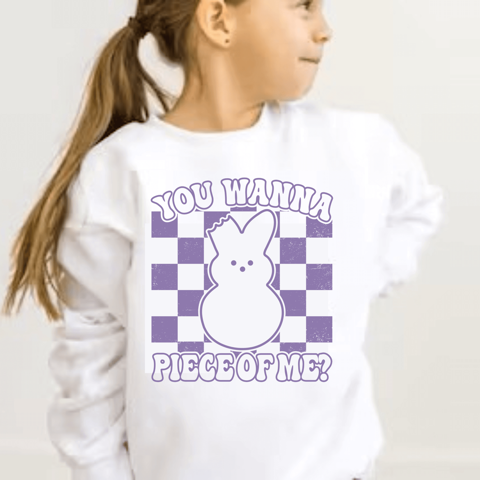 Easter Peeps, Kids Sweatshirt (PURPLE PEEPS), Brand63