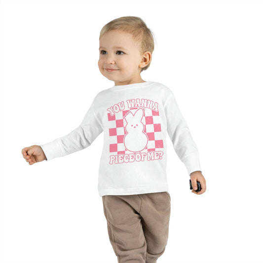 Easter Peeps, Toddler Long Sleeve Tee (PINK PEEPS), Brand63